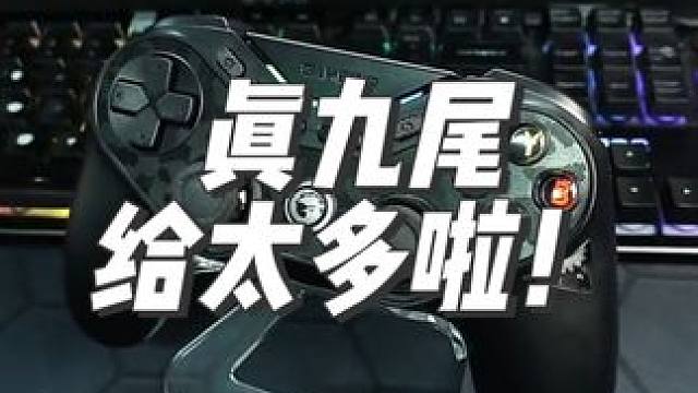 太多了太多了！九尾狐给的真是太多了！ #手柄 #新品上新 #盖世小鸡 #九尾狐