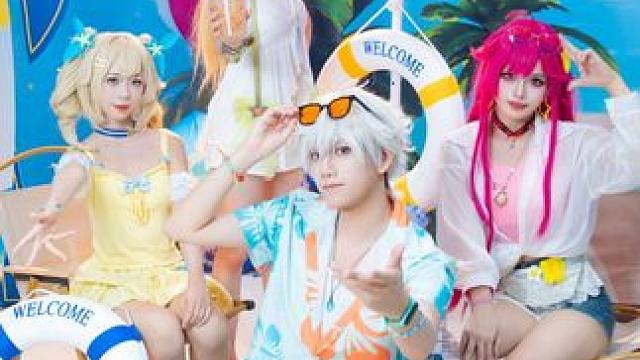 上晶核CJ吃点好的！泳装出击 #上晶核周年庆吃点好的 #晶核coa #上晶核即刻暴打 #2024ch