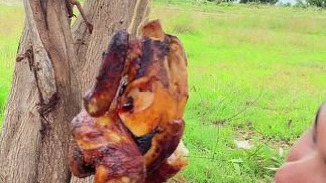 玩游戏吃美食 #农村生活 #我的乡村生活 #原始美味 #农村美食 #全村最靓的仔