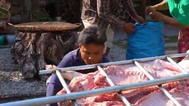 拖拉机烤全猪 #我的乡村生活 #农村生活 #原始美味 #农村柴火灶