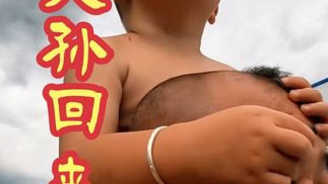 沙和尚半个多月没见大孙啦#团聚时刻 #手抓羊肉 #粗茶淡饭 