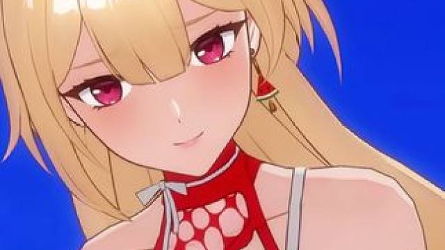 【深空之眼】西瓜·阿尔忒弥斯-泳装皮肤鉴赏 #深空之眼创作企划 #深空之眼渊海望月 #深空之眼热浪狂