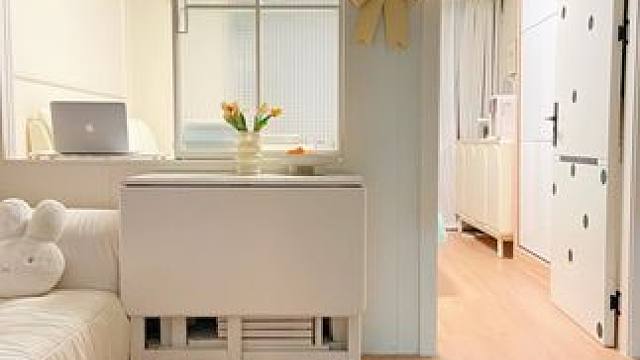 44㎡一字型改两房，小户型空间的“精打细算”！建筑面积68平，套内44平的一字型开间改造成的小两房，