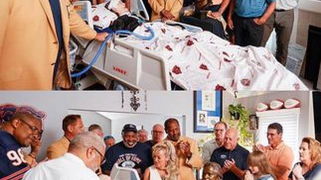 2021年被诊断患有渐冻症的steve McMichael正式入选NFL名人堂！#橄榄球 #美式橄榄