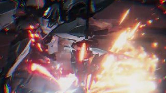 弄了个流萤配色 这黑豹处决爽感太足了 #解限机 #机甲 #高达