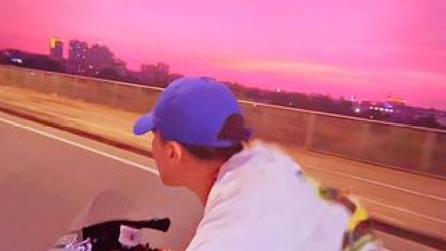 昨天你们看到的日落都一样吗 #日落