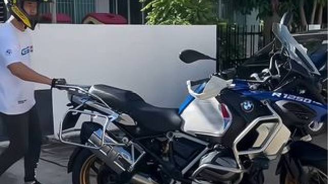 看似好难其实一点也不简单 #宝马水鸟#机车#摩托车#骑车技巧