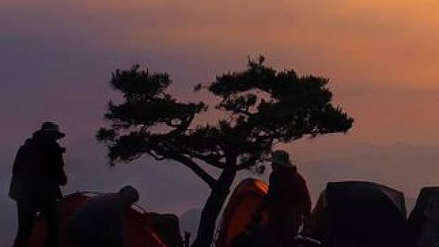 山顶露营 #露营报告 #总有日出和云海值得奔赴