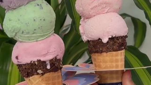 4.9的北海道冰激凌快去吃！！！真的超好吃啊 #日常vlog #冰淇淋 #夏天怎么能少了冰淇淋呢 #