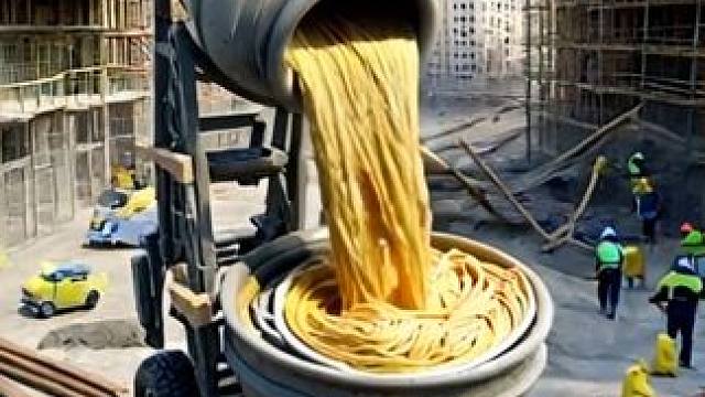 意大利面就应该拌混凝土！ #意大利面拌42号混凝土 #延边刺客 #幽默段子