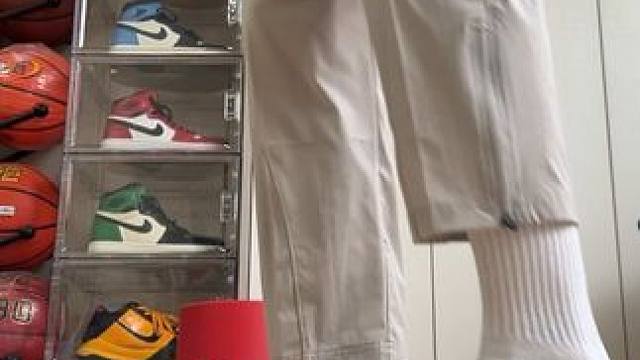 夏日九分冰丝凉感微弹卫裤 性价比贼高，非常值得入手#卫裤 #夏日长裤#运动长裤 #篮球