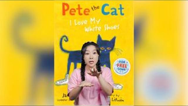 皮特猫又来喽！你喜欢的颜色是什么？皮特猫的积极乐观的精神，你学到了吗？#英语启蒙 #英文绘本