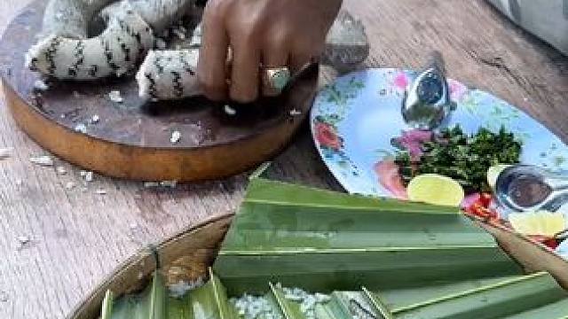 吃早餐咯 #我的乡村生活 #东南亚八面佛 #原始美味 #农村生活