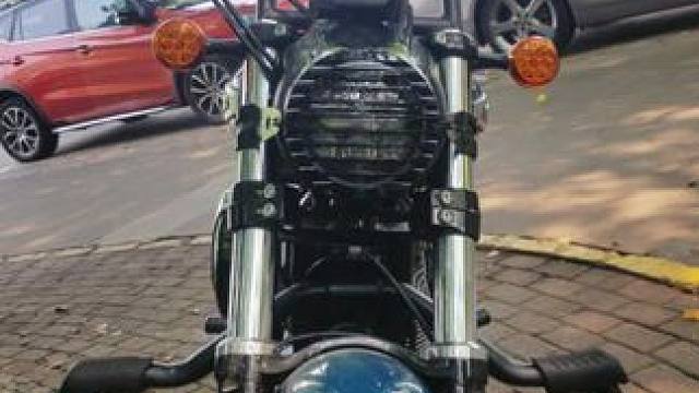 48元的车把+56元的后视镜，秀气吧？第一视角就是给自己看的，自己看着挺舒服。#骓1200 #鑫源1