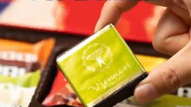 在上海冰激凌口感的巧克力威化你吃过吗？#上海 #巧克力 #威化 #威化饼干