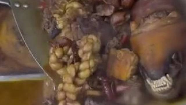 香肉 #农村生活 #我的乡村生活 #原始美味 #乡村新农人 #舌尖上的美食