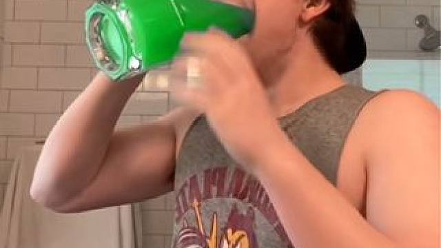 每天运动前40分钟来20毫升左旋#腹肌 #自律 #减脂