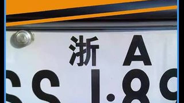 可惜这么好看的车牌样式被叫停了！