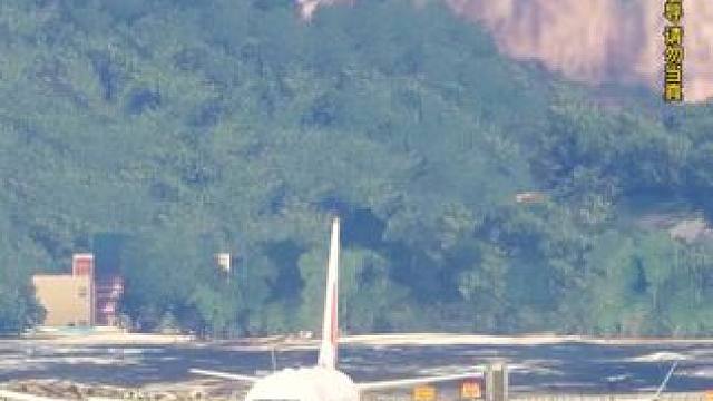 模拟器：飞机落地后居然出现轮胎打滑，看机长怎么处理#飞机