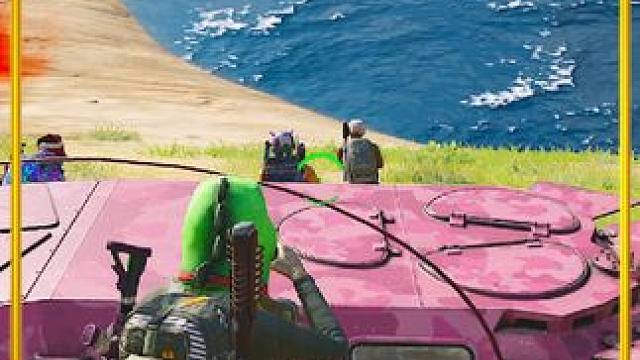 弃车而逃#pubg #老六 #C4