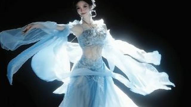 光与陆契合，月与海浪漫##古典舞 #即兴