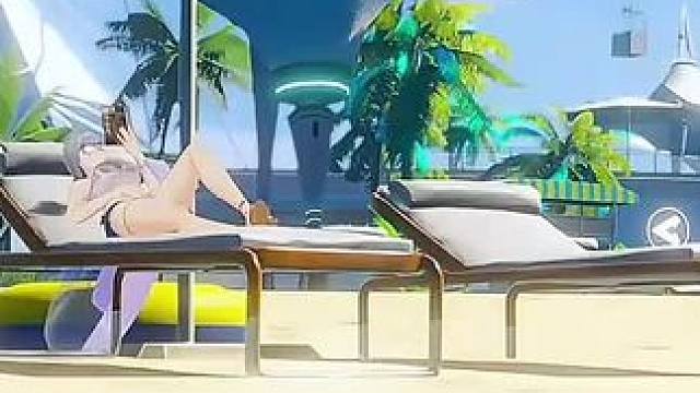 沙滩丽影 #深空之眼 #深空之眼创作企划 #深空之眼渊海望月 #深空之眼热浪狂欢