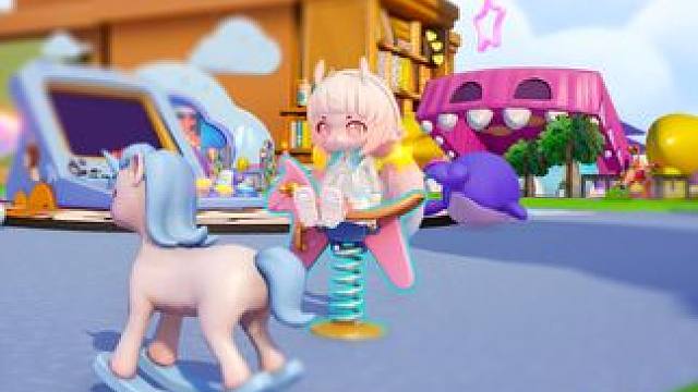 戴上耳机，来给耳朵做SPA 和星雅一起沉浸式环游电玩城 
#梦想家园手游 #泡泡玛特梦想家园 #泡泡