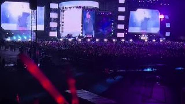 潘玮柏挺会搞气氛的～#演出现场视频