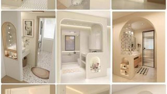 美哭了❗️款奶呼呼的卫生间都太好看了|||我为什么没有十套房！！！
这些奶呼呼的卫生间我要一套一个样