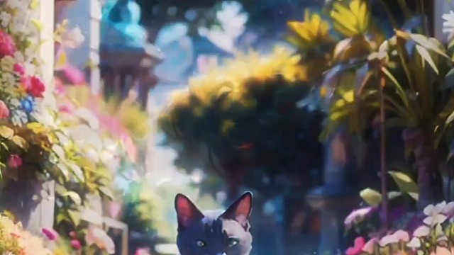 宠物猫的可爱瞬间