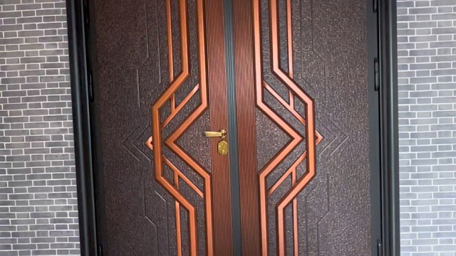 绝对让你心动的铜门#铜门#苏州#别墅门#偏轴门#中宝天一铜门