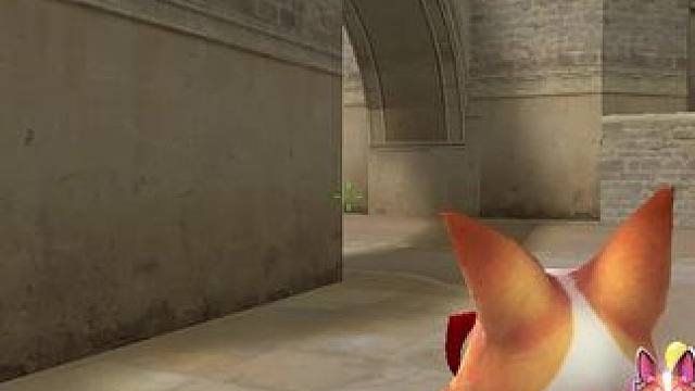 好久不玩游戏了，柯基还是那么好用#女生打游戏 #穿越火线