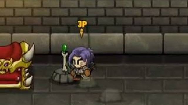 失落城堡联机版1(1):击败第一关BOSS，获得治疗用途的法杖！ #失落城堡手游 #经典游戏