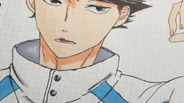 haikyuu✏️ #排球少年 #日向翔阳 #及川彻 #乌野高校排球部 #孤爪研磨