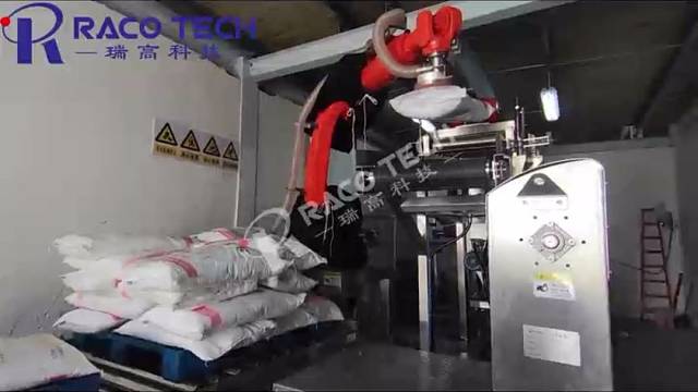 拆包机拆硝酸铵老板乐坏了