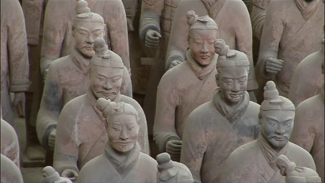 租轮椅可以免排队，参观兵马俑？