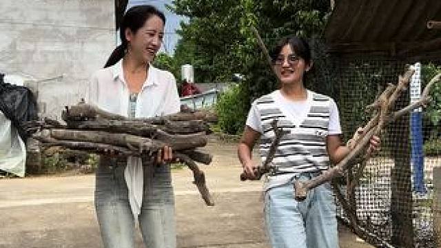 朋友讲小时候非常害怕我…#蹭饭#牛排#地方特色美食#双凤#农村美食