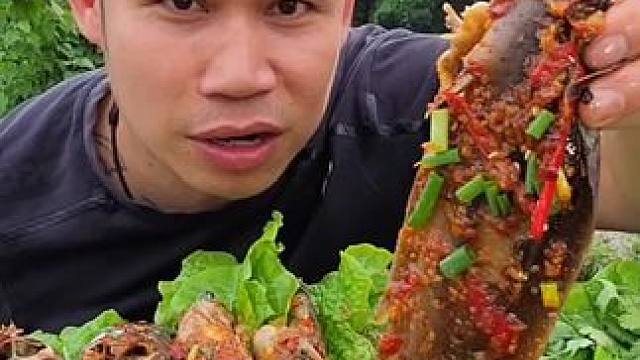 泰国酸辣鱼1#我的乡村生活 #农村生活 #乡村新农人 #东南亚美食