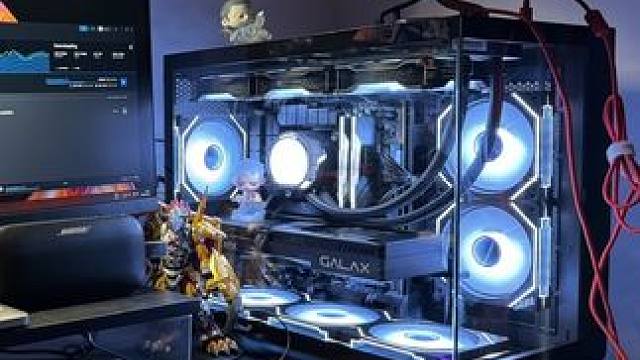 I5 13600KF➕4060TI白色游戏海景房主机 #diy电脑 上海买电脑，DIY电脑，实体店组