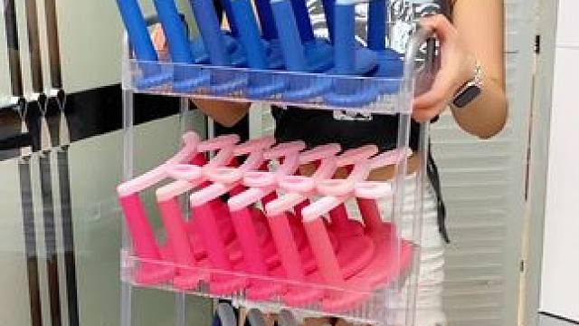 #兔耳脸盆架  可以收纳多个脸盆，家里的鞋刷都可以挂上去，还不占空间#免打孔  #小兔脸盆置物架