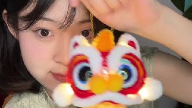 扭扭棒做国风醒狮灯笼，太可爱喽#手工diy #中秋节手工灯笼 #中秋节