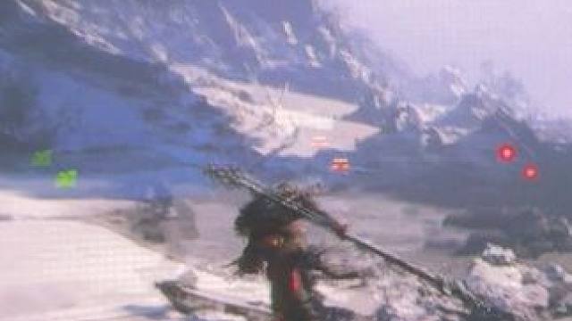 《黑神话悟空》卫星地图mod更新了 双摇杆按下打开地图，新增了按L键扫描附近资源点以及敌人，按F1键