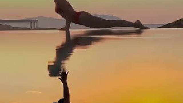 真正的瑜伽是向内求，专注当下，冥想可以疗愈我们的情绪，净化心灵
#瑜伽体式分享  