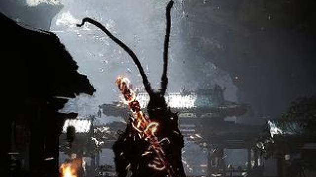 进门那一刻，被黑神话悟空的风景惊艳到了 #黑神话悟空  #游戏画面 #每一帧都是热爱