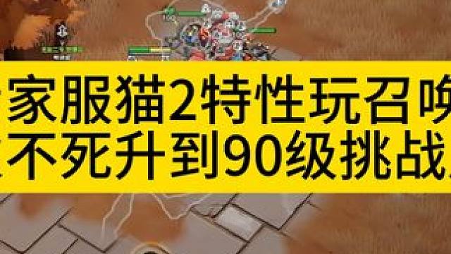 挑战用猫女2玩召唤1专家服升至90级成功~ #火炬之光无限 #火炬之光无限ss5赛季 #玩偶俱乐部 