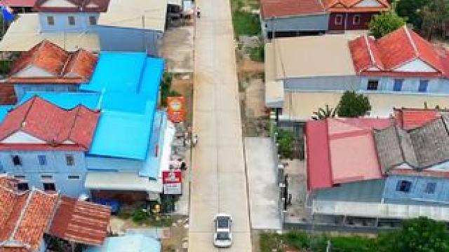 美丽的柬埔寨 无人机（航拍柬埔寨矮子家乡） #东南亚矮子 #无人机航拍 #无人机