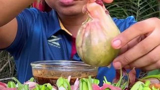 泰国特色美食 #我的乡村生活 #东南亚八面佛 #原始美味 #农村美食记录生活