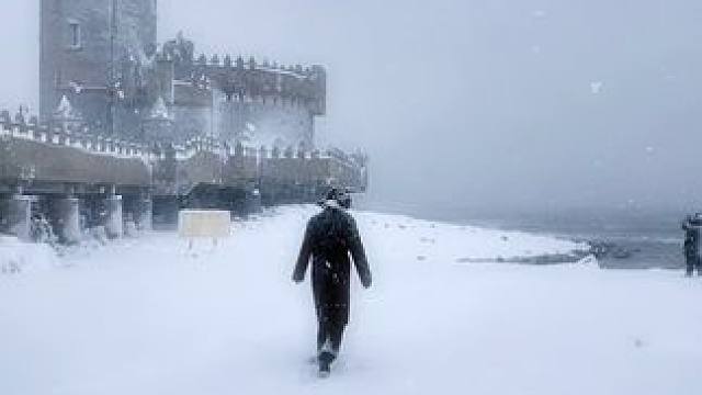 要是今年能跟你去海边看雪就好了.
#威海 #氛围感 #去年冬天