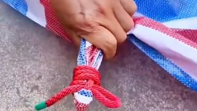 你绳结系法#实用小技巧 #绳子系法 #上热门