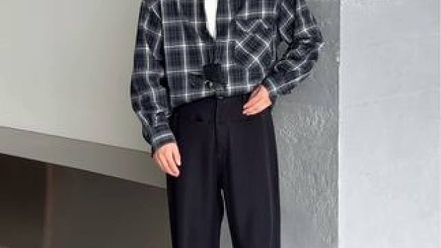 这裤子必买，真的好看 #男生穿搭 #cleanfit #秋季新款